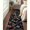 coucheta Multi-size Floral Area Rug for Living Room, Boho Machine Washable Low Pile Soft Non Slip Vintage Carpet, for Bedroom, Dining Room, Office - 2 of 4