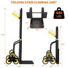 Stair Climbing Hand Truck, Heavy Duty Folding Dolly Cart with 6 Wheels, 440Lbs Capacity, Moving Dolly - 3 of 4