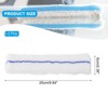 Unique Bargains Microfiber Window Glass Cleaning Scrubber Replacement Head 2 Pcs - 2 of 4