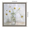 Amanti Art Daisies by Mandy Disher Canvas Wall Art Print Framed 16 x 16-in. - 4 of 4