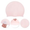 Unique Bargains Silicone Waterproof Solid Swim Cap 1 Pc - 3 of 4
