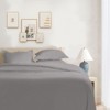 Farm to Home Dreamy Organic Duvet Set – 100% Organic Cotton, 300 TC Solid Sateen, Soft, Breathable, Lightweight, Hotel-Style Details - 3 of 3