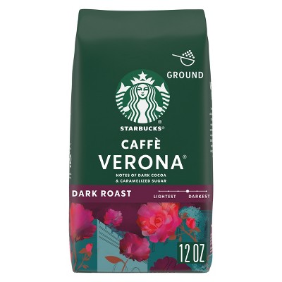 Starbucks Dark Roast Ground Coffee — Caffè Verona — 100% Arabica — 1 bag (12 oz.)