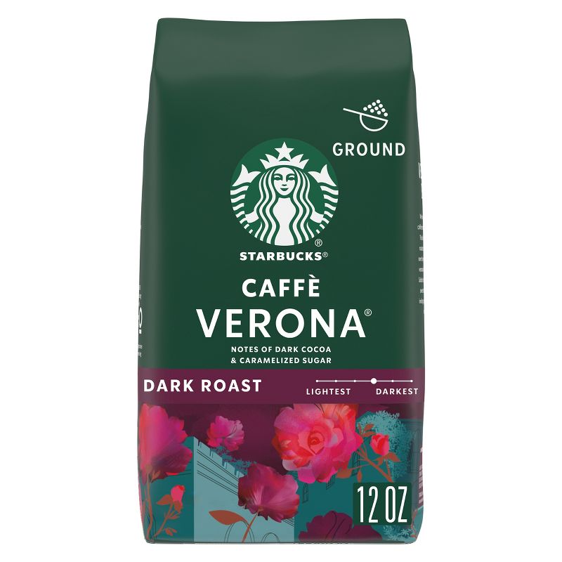 Starbucks Dark Roast Ground Coffee &#8212; Caff&#232; Verona &#8212; 100% Arabica &#8212; 1 bag (12 oz.), 1 of 8
