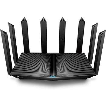 TP-Link AX6600 WiFi 6 Router (Archer AX90) Tri-Band Gigabit Wireless Internet Router High-Speed ax Router for Gaming Black Manufacturer Refurbished