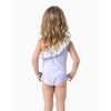 PATPAT Disney Frozen Elsa Toddler Girls One Piece Swimsuits Ruffles UPF 50+ Swimwear Beach Sport Bathing Suit - 3 of 4