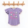 The Juniper Shop Let's Par Tee Coquette Toddler Flutter Sleeve Tee - 2 of 3