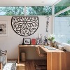 Lotus Large Metal Wall Art - Modern Floral Decor for Living Room or Bedroom - 2 of 4