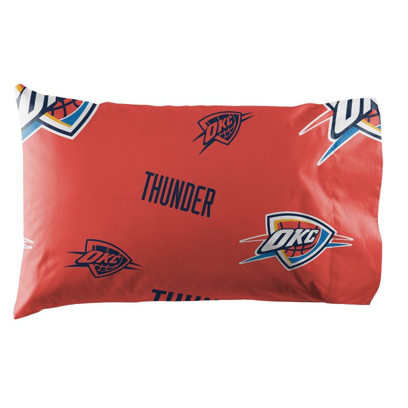 NBA Oklahoma City Thunder Rotary Bed Set, 3 of 4