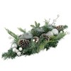 Northlight Pine and Berries Triple Candle Holder with Iridescent Christmas Ornaments - 32" - 4 of 4