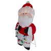 Northlight 32-Inch Lighted Chenille Santa with Lights Outdoor Christmas Decoration - 3 of 4
