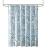 PAGED 72x72 Inch Cotton Printed Shower Curtain with 12 Button Holes,Shabby Chic Style Shower Curtains for Bathroom - 2 of 4