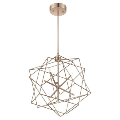 Ceiling Lights LED Stacia Pendant - French Gold Finished - Lite Source