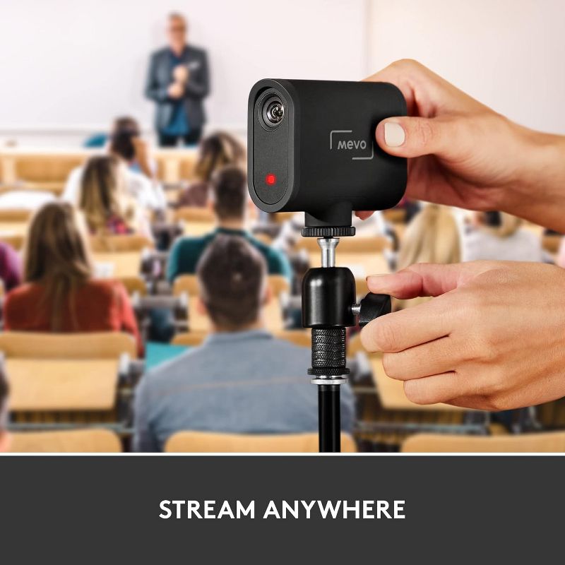 Logitech Mevo Start All in One Camera with Intelligent App Control | Stream Anywhere with Wi-F or LTE | Integrates Seamlessly into Any Setups, 4 of 11