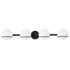 POWLIG 4-Light Dimmable Bathroom Vanity Light With Milky White Glass Globe Shade - 4 of 4