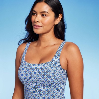 Lands' End Women's Underwire Tankini Top - UPF 50 Protection With Adjustable Support