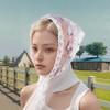 Unique Bargains Butterfly French Lace Triangle Bandana 1 Pc - 2 of 4