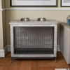 NicBex 27.35Inch Dog Crate Wooden Heavy Duty Dog Cage with Soft Cushion and Flip-Up Top,Indoor Use,Metal Frame,Gray - 4 of 4