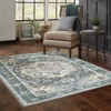 Oriental Weavers Charleston Traditional Rug CHA01 in Blue Rectangle 2'x3' - 3 of 4