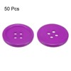 Unique Bargains Resin Craft Snap Round Flat 4-Hole Sewing Buttons 50 Pcs - 3 of 4