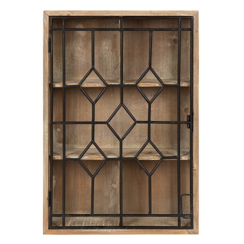 Wall hanging deals wooden cabinet