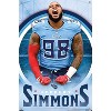 Trends International NFL Tennessee Titans - Jeffery Simmons 25 Unframed Wall Poster Prints - 4 of 4