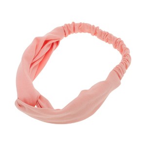 Unique Bargains Women's Simple Solid Elastic Cross Headwrap 1 Pc - 1 of 4