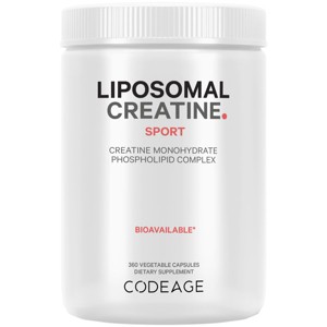 Codeage Liposomal Creatine Monohydrate Supplement, Micronized Creatine 3000 mg - 360ct - 1 of 4