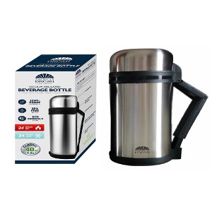 J&V TEXTILES Stainless Steel Water Bottle (51oz 40oz 34oz 25oz) - Keeps Liquids Hot or Cold w/Vacuum Insulation - 1 of 4