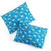 Deny Designs Full/Queen Marta Barragan Camarasa Peace Doves Blue Comforter and Pillow Sham Blue - 4 of 4