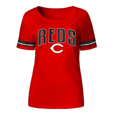 Mlb Cincinnati Reds Boys' White Pinstripe Pullover Jersey - Xl : Target