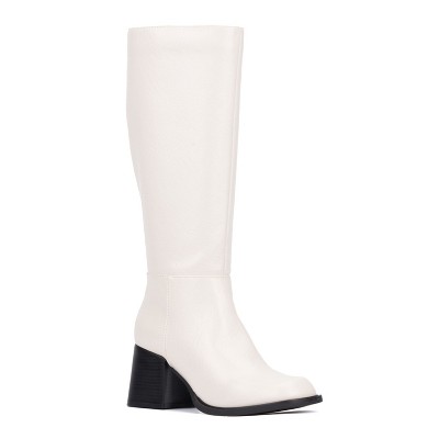 Olivia Miller Women's Sky Tall Boots - 8, WHITE