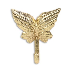 Cheung's Mythra Golden Angel Wings Cast Iron Wall Hook - 1 of 4