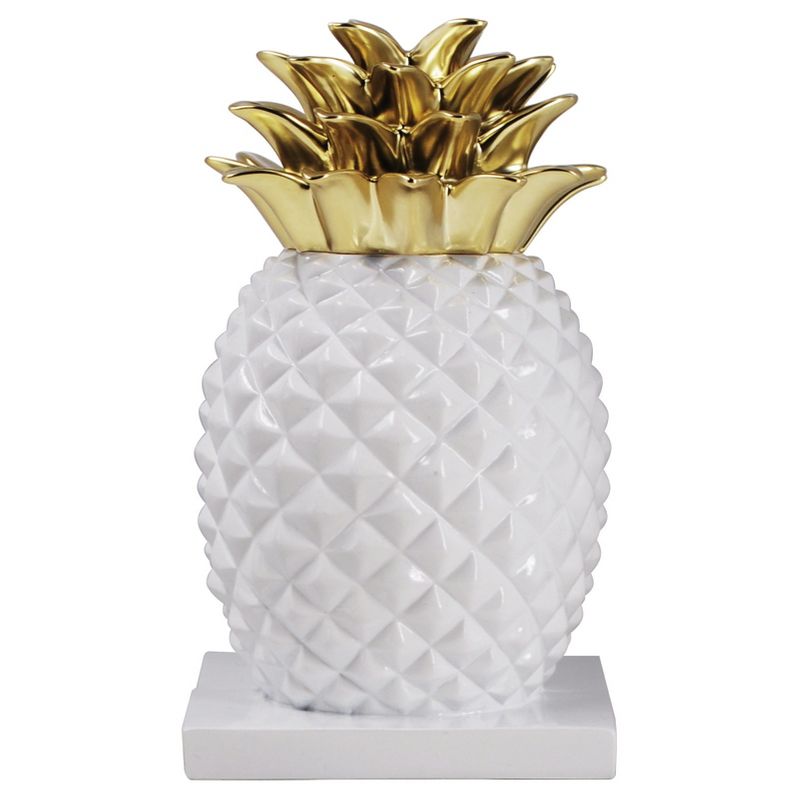 Pineapple Bookends White/Gold - Threshold&#8482;, 2 of 4
