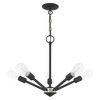 Livex Lighting Prague 5 - Light Chandelier in  Black - 4 of 4
