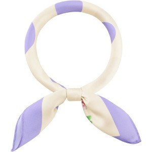 INSPIRE CHIC Women's Polka Dot Square Neckerchief Headband 27.56*27.56 inches(L*W) - 1 of 4