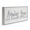 Stupell Industries Amazing Grace Spiritual Christian Phrase Grain Pattern, 13" x 30" - 3 of 4