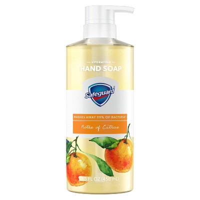 Safeguard Liquid Hand Soap with Notes of Citrus - 15.5 fl oz