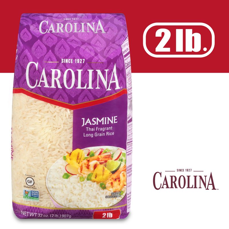 Carolina Long Grain Jasmine Rice - 2lbs, 4 of 9