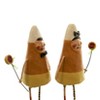 Lori Mitchell 5.75 In Corny & Candy Halloween St/2 Candy Corn Figurines - 3 of 3