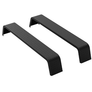 Trailer Fenders, Tandem Axle Trailer Fenders - 2 Pcs Heavy Duty Unpainted Steel Diamond Plate (72-7/8''x10-1/4''x13'') for 13''-15'' Tires - 1 of 4