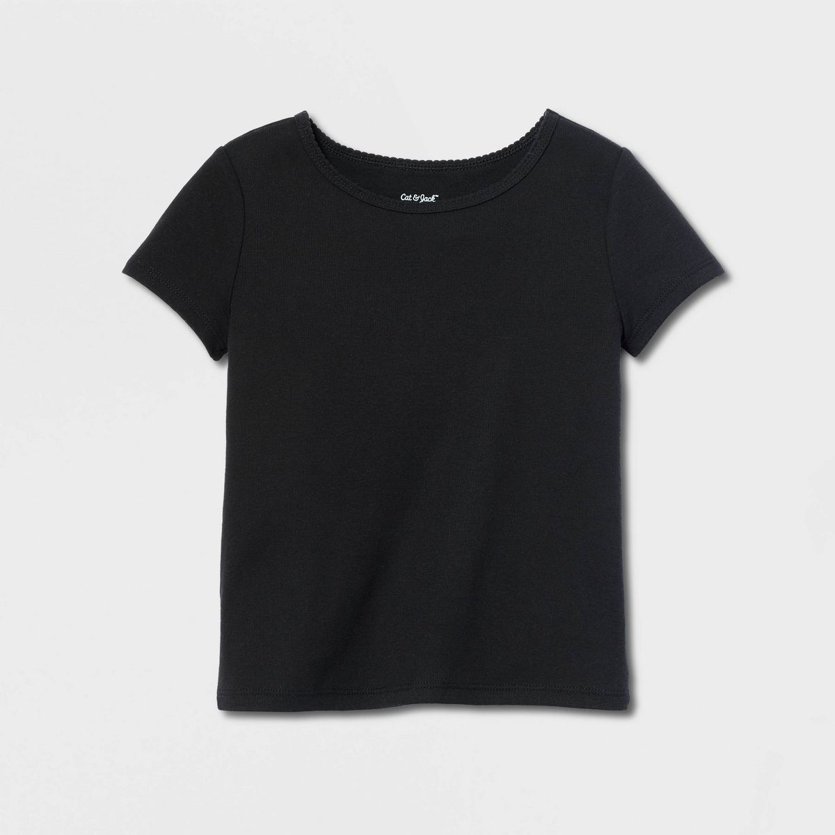 Girls' Short Sleeve Fitted T-Shirt - Cat & Jack™ - thumbnail 2