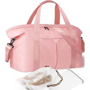 Travel Duffle Bag, Carry On with Trolley Sleeve, Sport Gym Bag for Women Men, Hospital Labor Bag - 1 of 4