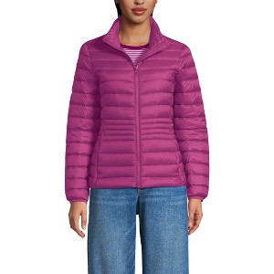 Lands' End Women's Wanderweight Ultralight Packable Down Jacket - 1 of 4