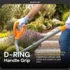 ErgieShovel 54 Inch Ergonomic Steel Garden Cultivator with D Grip Handle, 4 Tine Head Lawn Tool for Yard Work, Soil Aeration, and Weeding,  ERG-CLTV45 - 4 of 4