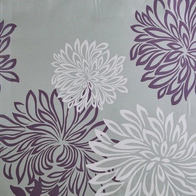 LunaLulinlk Printed Floral Shower Curtain