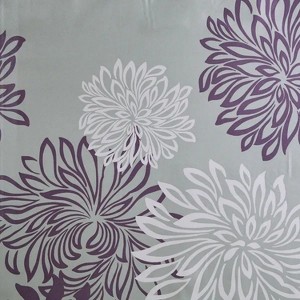 LunaLulinlk Printed Floral Shower Curtain - 1 of 4