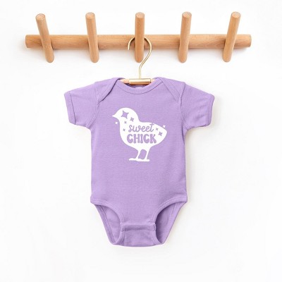 The Juniper Shop Sweet Chick Chick Baby Bodysuit