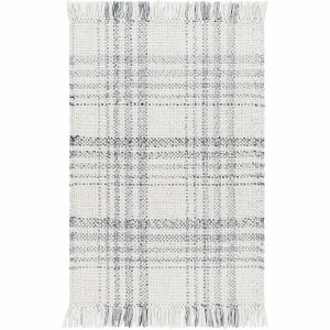 Hauteloom Inara Gray Plaid Area Rug - 1 of 4