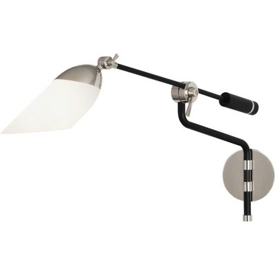 Robert Abbey Lighting Ferdinand - Light Swing Arm Lamp in  Matte Black